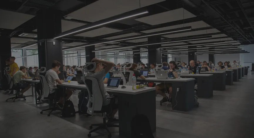 Digital workspace office setup for remote teams